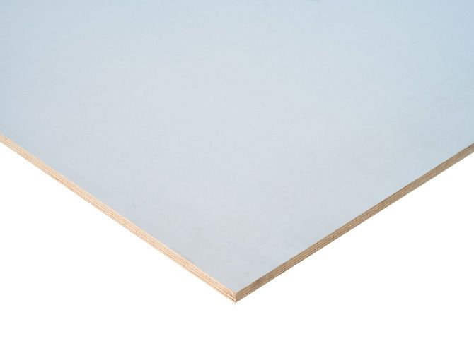 Фанера Paint ФОФ ламинированная 12мм 2440х1220 мм сорт 1/1 березовая GRY/GRY 140/140