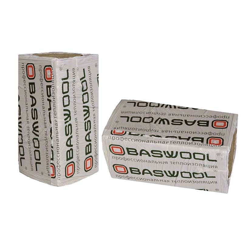Утеплитель BASWOOL Фасад 100 базальтовая плита 1200х600х100мм