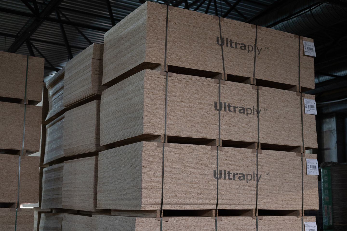 Плита OSB-3 15мм 2500х1250 мм влагостойкая Ультраплай