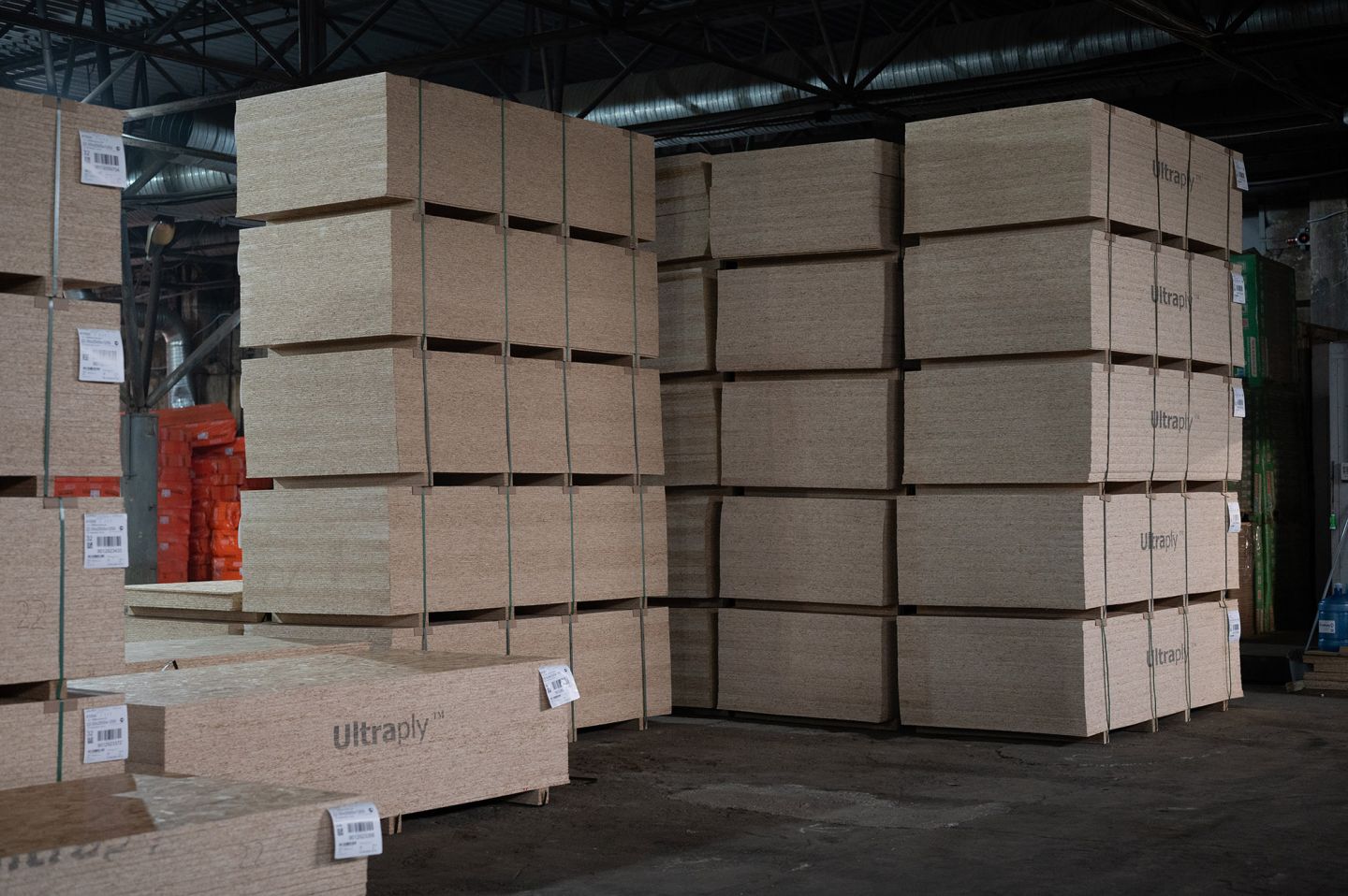 Плита OSB-3 9мм 2500х1250 мм влагостойкая Ультраплай